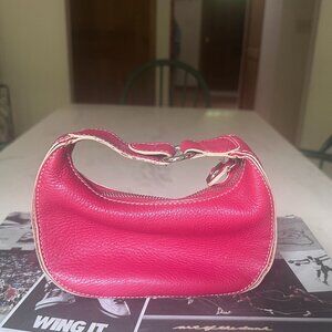 Cole Haan Red Mini Hobo Bag